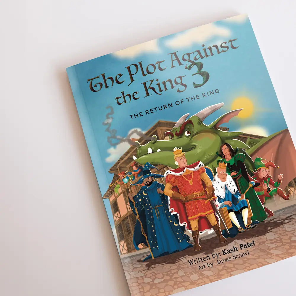 The Plot Against the King 3 front cover by Kash Patel