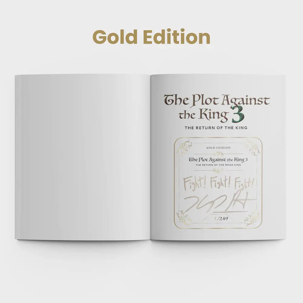 The Plot Against the King 3 Gold Edition signed by Kash Patel